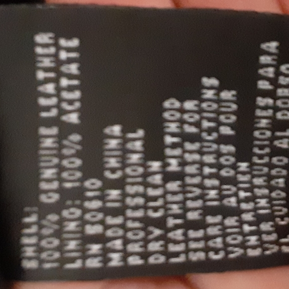 Kasper soft black leather jacket with zip from medium size small - Picture 6 of 6